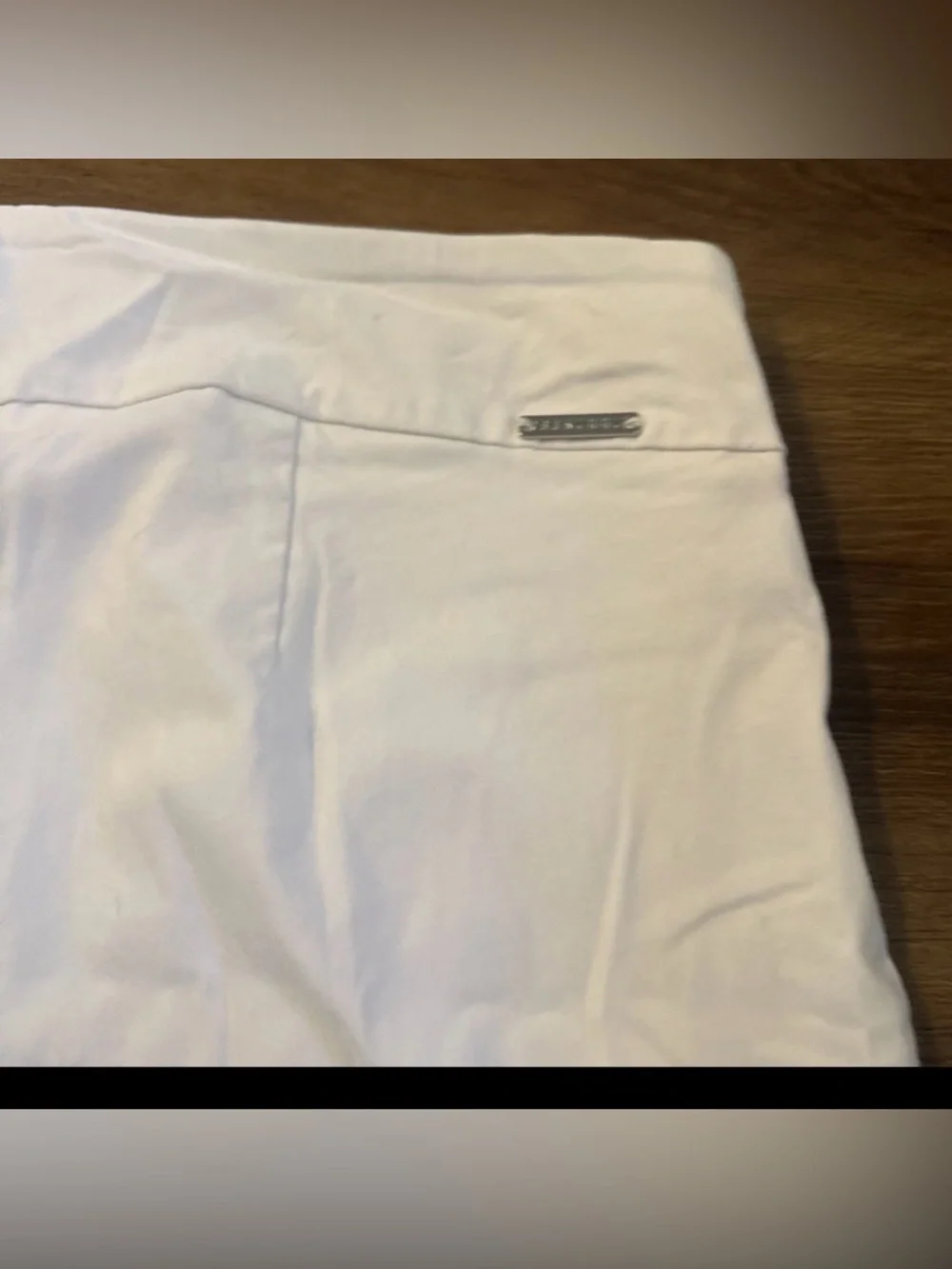Rekucci Womens White Wide-Leg Dress Pants With Pockets Size 16P - Picture 9 of 10